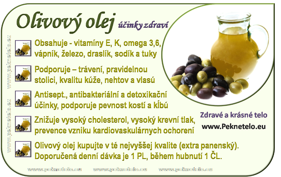 Jak používat olivový olej?