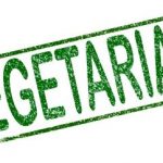 vegetariánství nápis