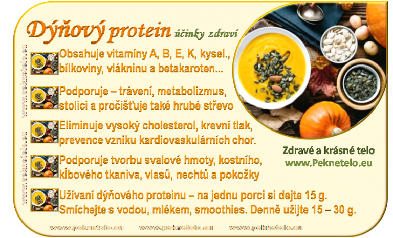 Znáte Výživový Doplněk Dýňový Protein??? Mohl By Se Vám Hodit, Ne Jen ...