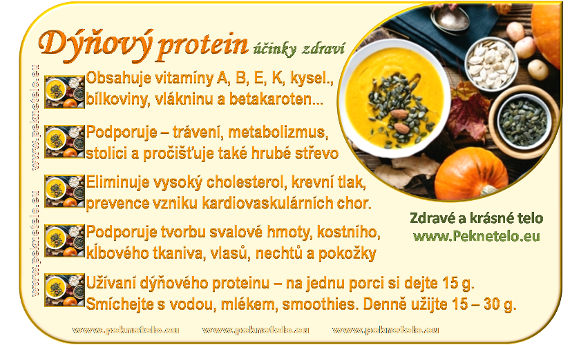 Info obrázek dýňový protein