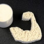 Bílkovinový prášek hrachový protein - doplňek pro podporu tvořby svalů