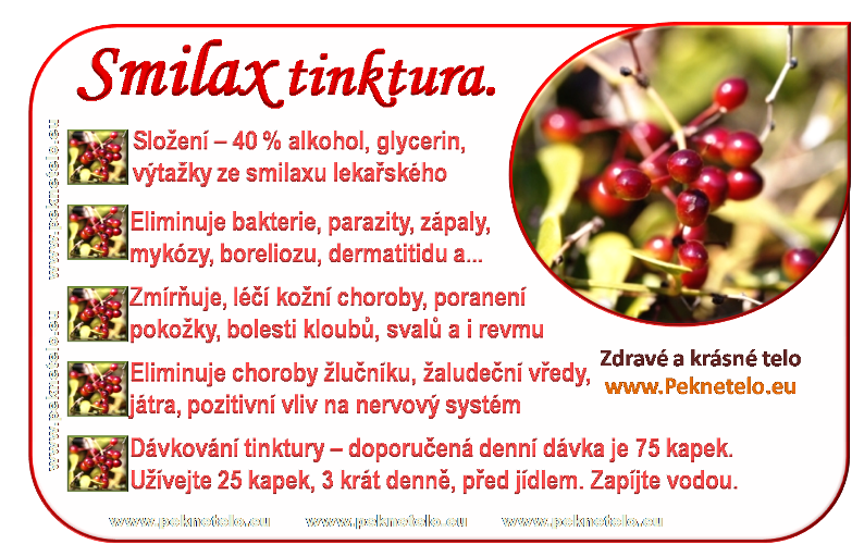 info smilax tinktura cz